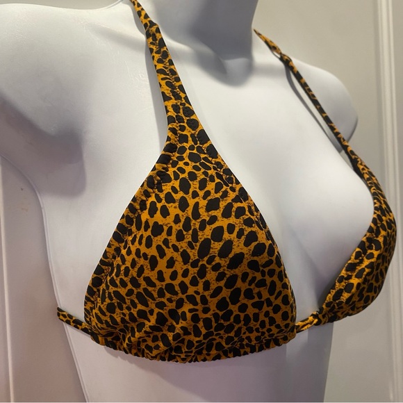 Volcom | Cheetah Bikini Halter Top - Picture 5 of 7